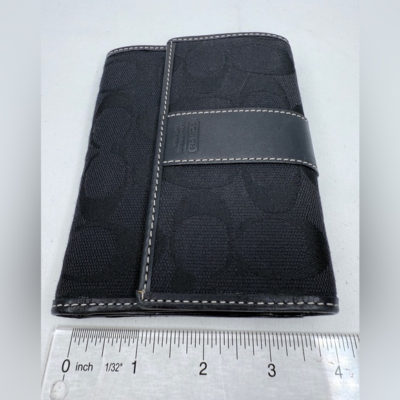 Coach Black Wallet - Picture 2 of 9